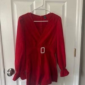 A red dress that’s good for almost any occasion in the winter.